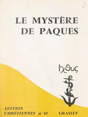 cover image of Le mystère de Pâques